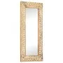 Hand carved mirror solid mango wood 110x50x2.6 cm by , Mirrors - Ref: Foro24-321646, Price: 129,28 €, Discount: %