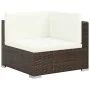 Garden furniture set 6 pieces with brown synthetic rattan cushions by vidaXL, Garden sets - Ref: Foro24-44606, Price: 444,89 ...