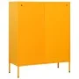 Armario de cajones de acero amarillo mostaza 80x35x101,5 cm de , Cajoneras - Ref: Foro24-336200, Precio: 195,66 €, Descuento: %