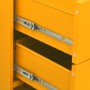 Armario de cajones de acero amarillo mostaza 80x35x101,5 cm de , Cajoneras - Ref: Foro24-336200, Precio: 207,07 €, Descuento: %