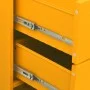 Armario de cajones de acero amarillo mostaza 80x35x101,5 cm de , Cajoneras - Ref: Foro24-336200, Precio: 195,66 €, Descuento: %