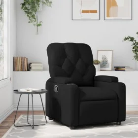 Sillón reclinable de cuero sintético negro de , Sillones - Ref: Foro24-372503, Precio: 203,93 €, Descuento: %