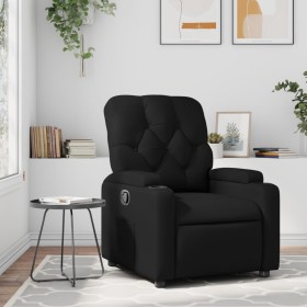 Sillón reclinable de cuero sintético negro de , Sillones - Ref: Foro24-372503, Precio: 214,76 €, Descuento: %