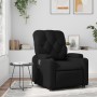 Sillón reclinable de cuero sintético negro de , Sillones - Ref: Foro24-372503, Precio: 214,65 €