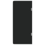 Panel privacidad urinario pared vidrio templado negro 90x40 cm en Urinarios | Comprar online en Foro24