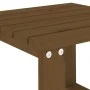 Tumbonas con mesa 2 uds madera maciza de pino marrón miel de , Tumbonas - Ref: Foro24-3157682, Precio: 239,62 €, Descuento: %