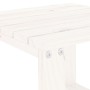 Tumbonas con mesa 2 uds madera maciza de pino blanco de , Tumbonas - Ref: Foro24-3157680, Precio: 248,13 €, Descuento: %