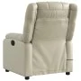 Cremefarbener Massagesessel aus Kunstleder von , Sessel - Ref: Foro24-373530, Preis: 293,88 €, Rabatt: %