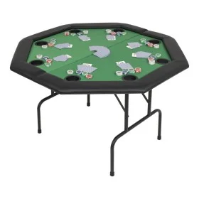Klappbares Pokerbrett in 2 achteckig grün 8 Spieler von vidaXL, Spiel- und Pokertische - Ref: Foro24-80211, Preis: 124,41 €, ...