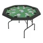 Folding poker table in 2 octagonal green for 8 players by vidaXL, Game and poker tables - Ref: Foro24-80211, Price: 124,41 €,...