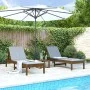 Liegen 2 Einheiten aus massivem braunem Kiefernholz 199,5x60x74 cm von , Liegen - Ref: Foro24-825072, Preis: 158,50 €, Rabatt: %