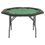 Folding poker table in 2 octagonal green for 8 players by vidaXL, Game and poker tables - Ref: Foro24-80211, Price: 124,41 €,...