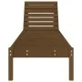 Tumbonas 2 unidades madera maciza de pino marrón 199,5x60x74 cm de , Tumbonas - Ref: Foro24-825072, Precio: 158,50 €, Descuen...