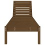 Tumbonas 2 unidades madera maciza de pino marrón 199,5x60x74 cm de , Tumbonas - Ref: Foro24-825072, Precio: 159,94 €, Descuen...