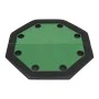 Folding poker table in 2 octagonal green for 8 players by vidaXL, Game and poker tables - Ref: Foro24-80211, Price: 124,41 €,...