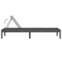 Tumbonas 2 unidades madera maciza de pino gris 199,5x60x74 cm de , Tumbonas - Ref: Foro24-825070, Precio: 159,94 €, Descuento: %