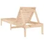 Sun loungers 2 units solid pine wood 199.5x60x74 cm by , Loungers - Ref: Foro24-825066, Price: 183,94 €, Discount: %