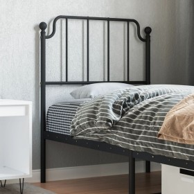 Kopfteil aus schwarzem Metall, 75 cm von , Kopf- und Fußteile - Ref: Foro24-373913, Preis: 19,28 €, Rabatt: %