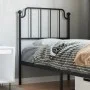 Black metal headboard 75 cm by , Headboards and footboards - Ref: Foro24-373913, Price: 19,28 €, Discount: %