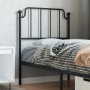 Kopfteil aus schwarzem Metall, 75 cm von , Kopf- und Fußteile - Ref: Foro24-373913, Preis: 19,28 €, Rabatt: %