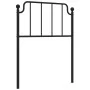 Black metal headboard 75 cm by , Headboards and footboards - Ref: Foro24-373913, Price: 19,28 €, Discount: %