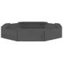 Sandbox with octagon seats solid gray pine wood by , sandboxes - Ref: Foro24-825011, Price: 62,15 €, Discount: %