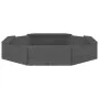 Arenero con asientos octógono madera maciza de pino gris de , Cajones de arena - Ref: Foro24-825011, Precio: 62,15 €, Descuen...