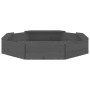 Arenero con asientos octógono madera maciza de pino gris de , Cajones de arena - Ref: Foro24-825011, Precio: 62,93 €, Descuen...