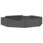 Sandbox with octagon seats solid gray pine wood by , sandboxes - Ref: Foro24-825011, Price: 62,15 €, Discount: %