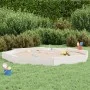 Sandkasten mit Achtecksitzen aus massivem weißem Kiefernholz von , Sandkästen - Ref: Foro24-825024, Preis: 120,26 €, Rabatt: %