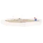 Sandbox with octagon seats solid white pine wood by , sandboxes - Ref: Foro24-825024, Price: 120,26 €, Discount: %