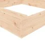 Sandbox with square solid pine wood seats by , sandboxes - Ref: Foro24-825030, Price: 47,53 €, Discount: %