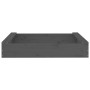 Sandbox with square seats in solid gray pine wood by , sandboxes - Ref: Foro24-825032, Price: 56,89 €, Discount: %