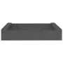 Sandbox with square seats in solid gray pine wood by , sandboxes - Ref: Foro24-825032, Price: 55,94 €, Discount: %