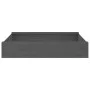 Sandbox with square seats in solid gray pine wood by , sandboxes - Ref: Foro24-825032, Price: 55,94 €, Discount: %