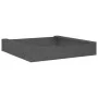 Sandbox with square seats in solid gray pine wood by , sandboxes - Ref: Foro24-825032, Price: 55,94 €, Discount: %