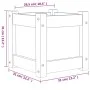 Solid Douglas fir wood planter 31x31x31 cm by , Pots and planters - Ref: Foro24-837400, Price: 24,93 €, Discount: %