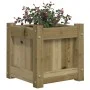 Solid pine wood planter impregnated 31x31x31 cm by , Pots and planters - Ref: Foro24-837402, Price: 29,10 €, Discount: %