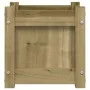 Solid pine wood planter impregnated 31x31x31 cm by , Pots and planters - Ref: Foro24-837402, Price: 29,10 €, Discount: %