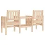 Garden bench with 2-seater table solid pine wood by , garden benches - Ref: Foro24-825149, Price: 133,58 €, Discount: %