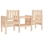 Gartenbank mit 2-Sitzer-Tisch aus massivem Kiefernholz von , Gartenbänke - Ref: Foro24-825149, Preis: 135,29 €, Rabatt: %