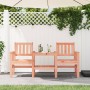 Garden bench with 2-seater table solid Douglas fir wood by , garden benches - Ref: Foro24-825154, Price: 150,16 €, Discount: %