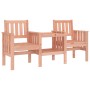 Garden bench with 2-seater table solid Douglas fir wood by , garden benches - Ref: Foro24-825154, Price: 150,16 €, Discount: %