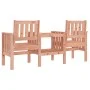 Garden bench with 2-seater table solid Douglas fir wood by , garden benches - Ref: Foro24-825154, Price: 148,06 €, Discount: %