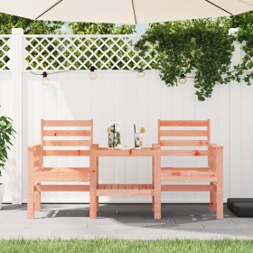 Garden bench with 2-seater table solid Douglas fir wood by , garden benches - Ref: Foro24-825161, Price: 146,22 €, Discount: %