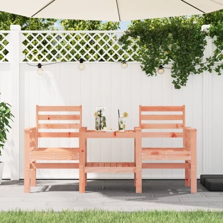 Garden bench with 2-seater table solid Douglas fir wood by , garden benches - Ref: Foro24-825161, Price: 144,28 €, Discount: %