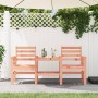 Garden bench with 2-seater table solid Douglas fir wood by , garden benches - Ref: Foro24-825161, Price: 146,22 €, Discount: %