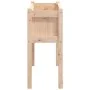 Planter with solid pine wood legs 110x31x70 cm by , Pots and planters - Ref: Foro24-837564, Price: 59,77 €, Discount: %