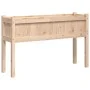 Planter with solid pine wood legs 110x31x70 cm by , Pots and planters - Ref: Foro24-837564, Price: 59,77 €, Discount: %