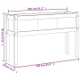 Pflanzgefäß mit Beinen aus massivem Kiefernholz, 110 x 31 x 70 cm von , Töpfe und Pflanzgefäße - Ref: Foro24-837564, Preis: 6...